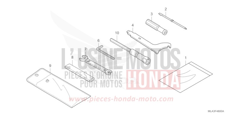 WERKZEUG von CMX 1100 "Rebel" IRIDIUM GRAY METALLIC (NHC65) von 2023